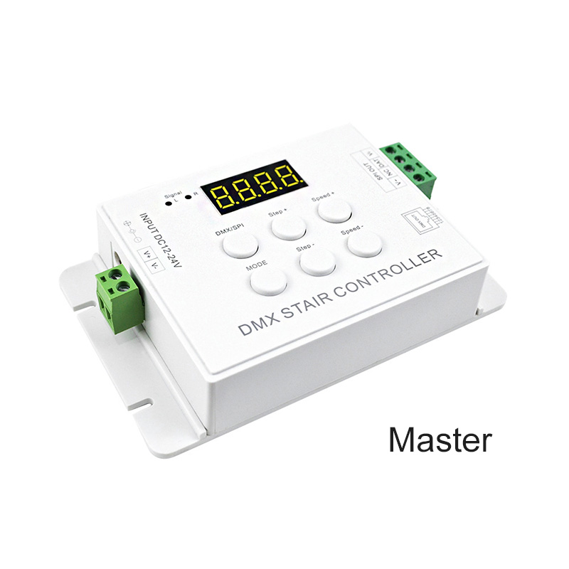 DMX SPI LED RF Motion Sensor Stairs Lights Controller (Master and Subcontrol) DMX SPI LED RF Motion Sensor Stairs Lights Controller (Master and Subcontrol)